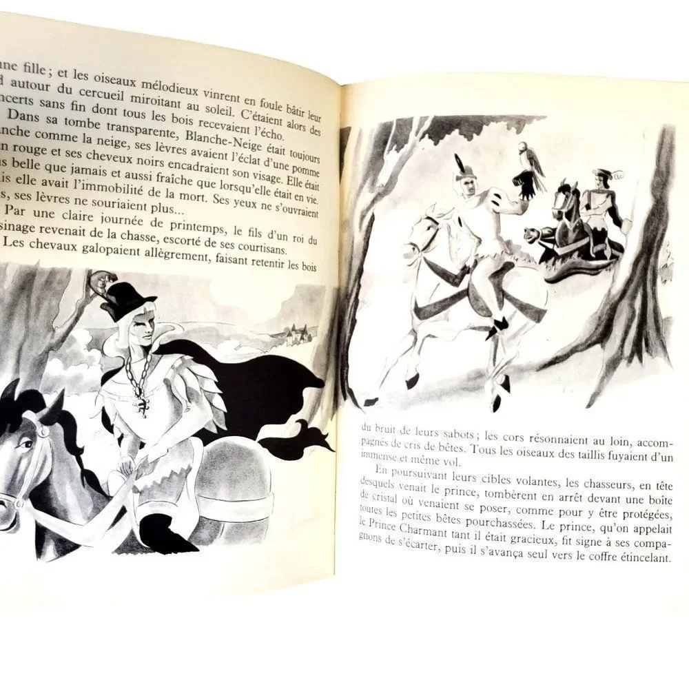 Blanche Neige Snow White Book Simone Deleuil Paris 1958 Children Fairy Tale - Picture 14 of 16